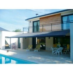 Kassettenmarkise Perform 300 X 200 Cm Gestell Anthrazit Tuch Anthrazit -Outdoor Schirm Verkauf sette anthrazit dessin uni 1