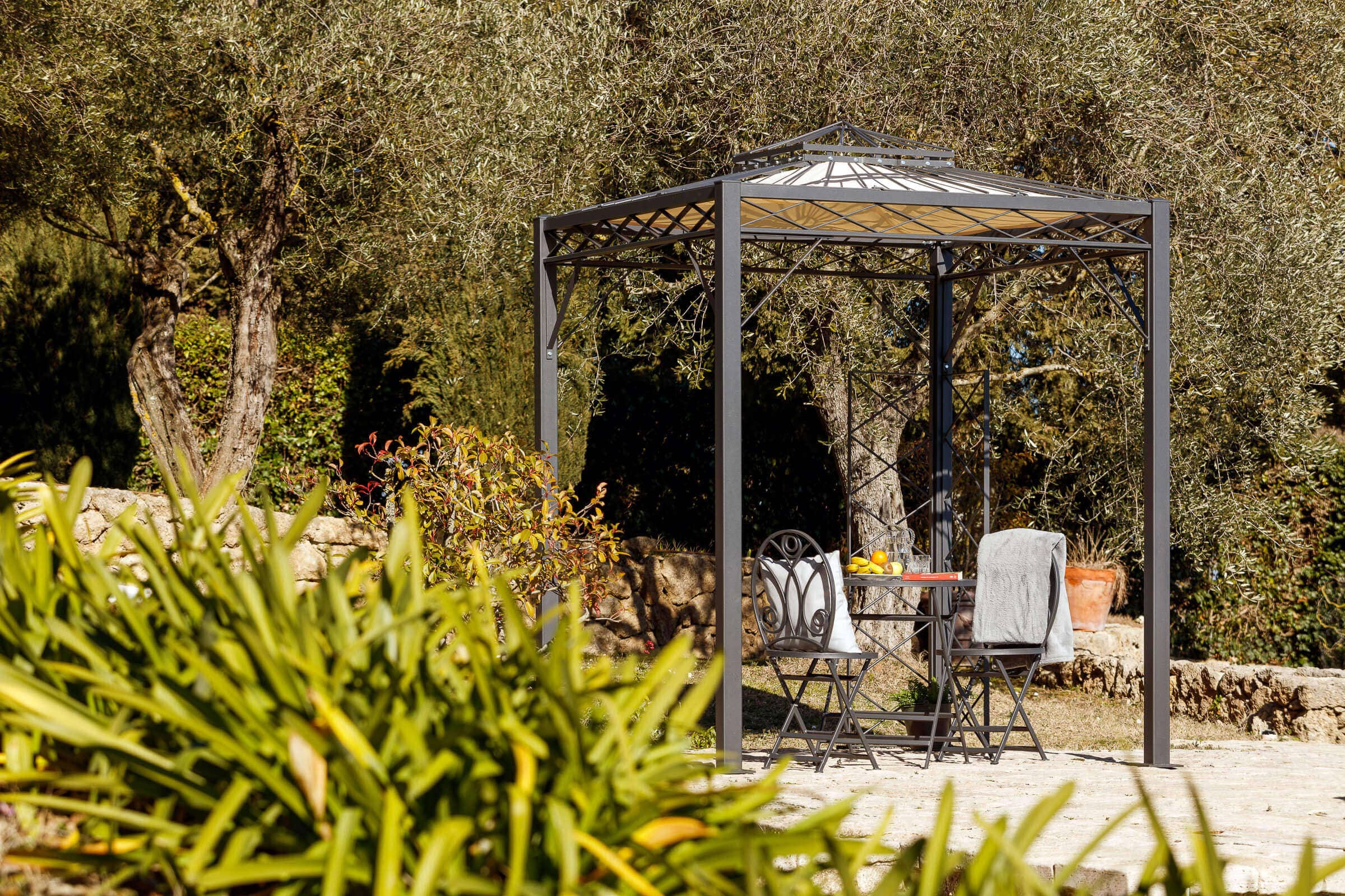 Outdoor Schirm Verkauf -Outdoor Schirm Verkauf bolzano pulverbeschichtet anthrazit vite sose deko 0496 min